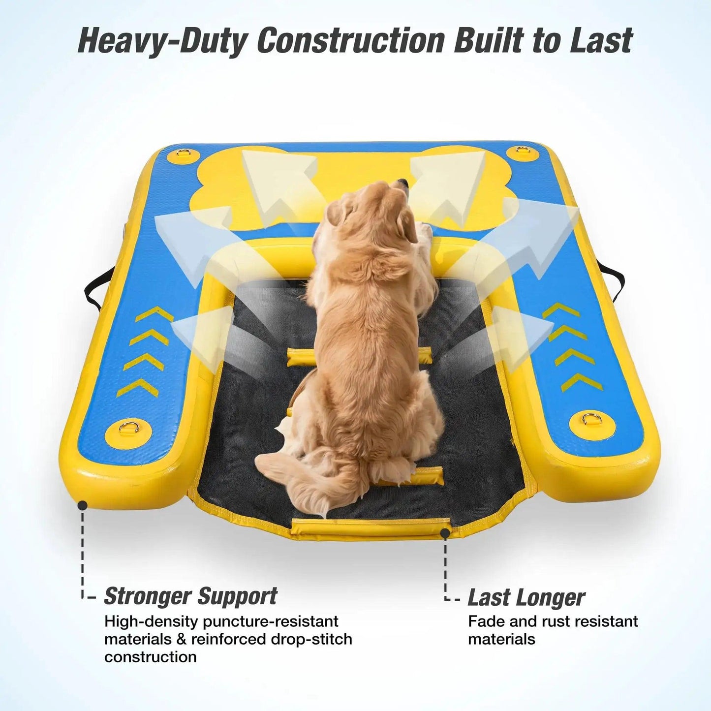 Inflatable Floating Dock Mattress For Boats Durable PVC - ToylandEU™