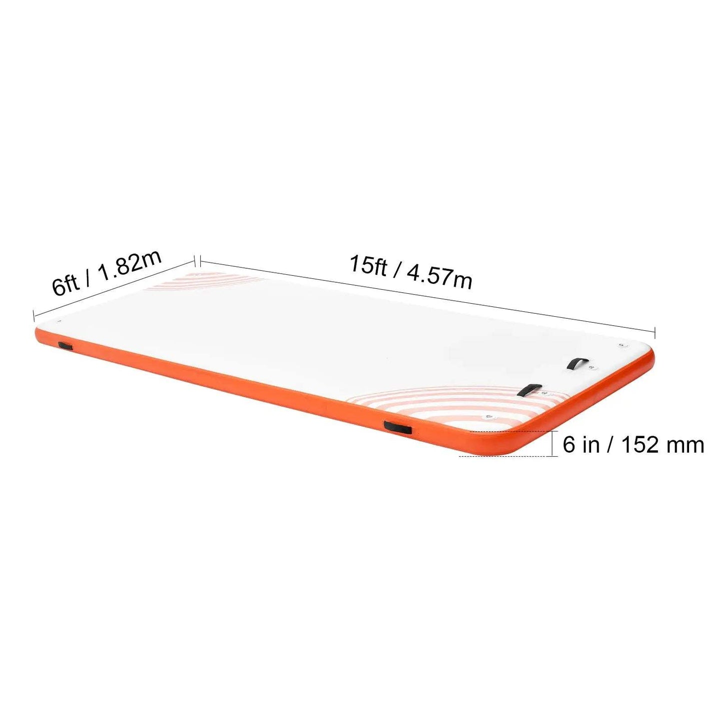 Inflatable Floating Dock With Detachable Ladder Sturdy - ToylandEU™