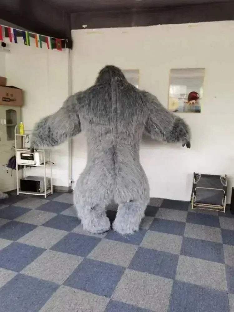 Inflatable Gorilla Mascot Costume Realistic For Christmas Parties - ToylandEU