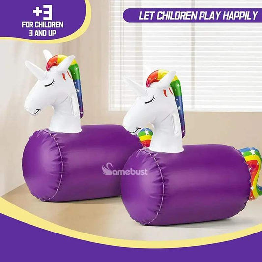 Inflatable Hopper Ride On Toy Unicorn Jumping Safe - ToylandEU™