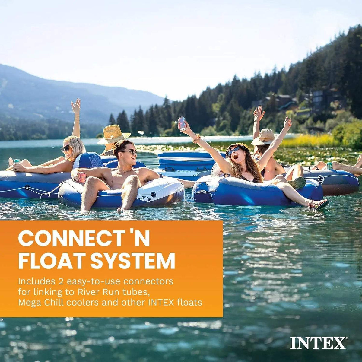 Inflatable Raft | 5 Person Capacity | Toylandeu™