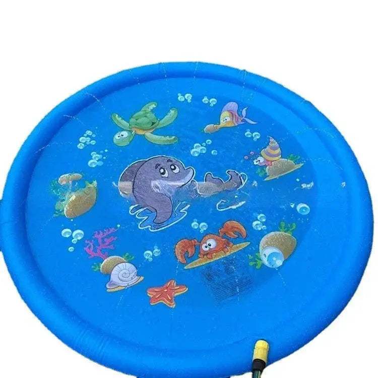 3-IN-1 Splash Pad Sprinkler for Kids & Baby Pool for Learning Toddler Sprinkler Pool Outdoor Water Toys Inflatable Splash Pad - ToylandEU
