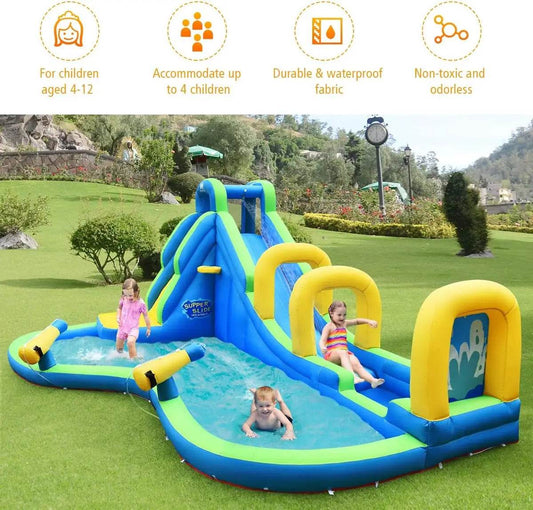 Inflatable Water Slide Mega Waterslide Park for Kids Fun - ToylandEU