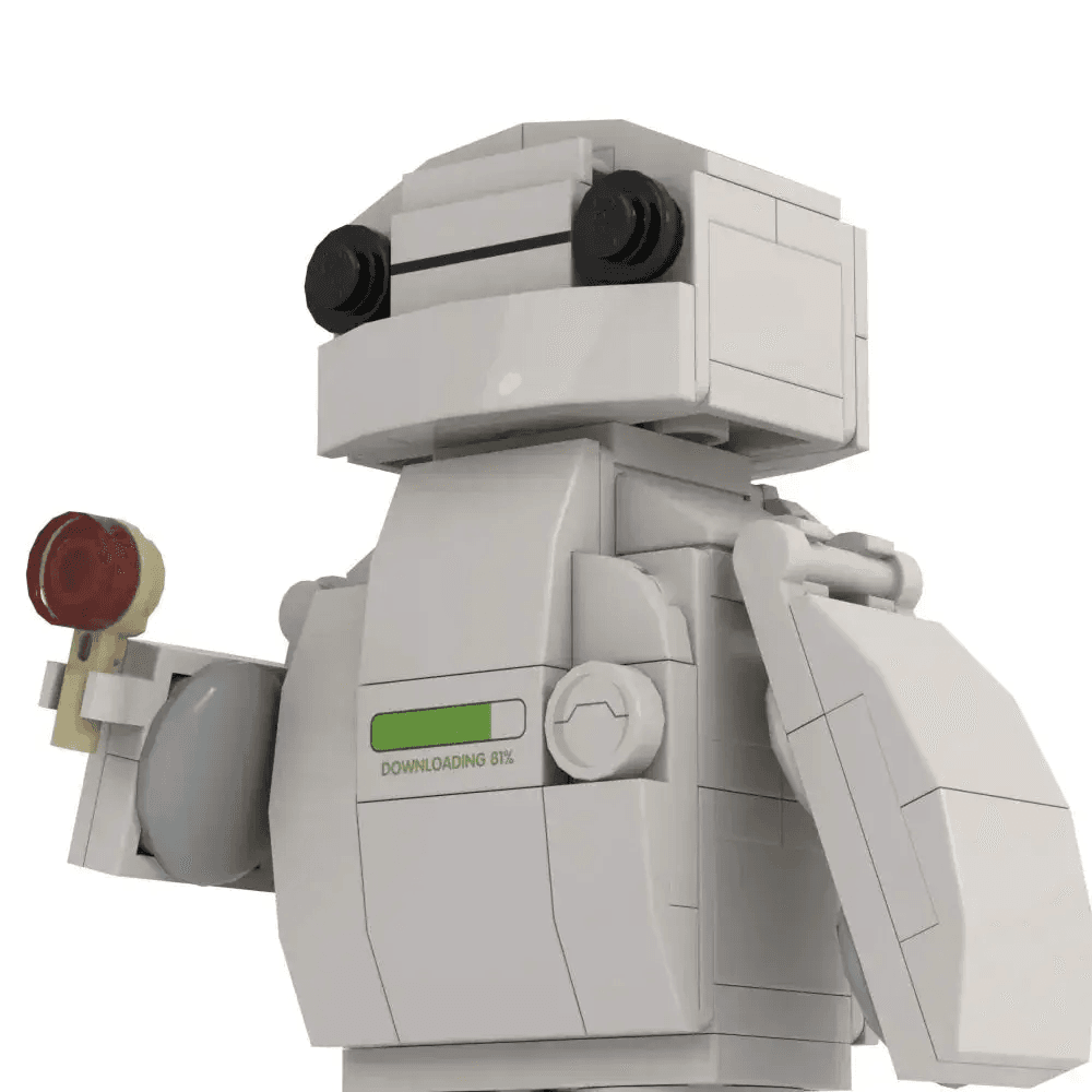 Inflated Robot Building Set made using LEGO parts - B3 Customs - ToylandEU