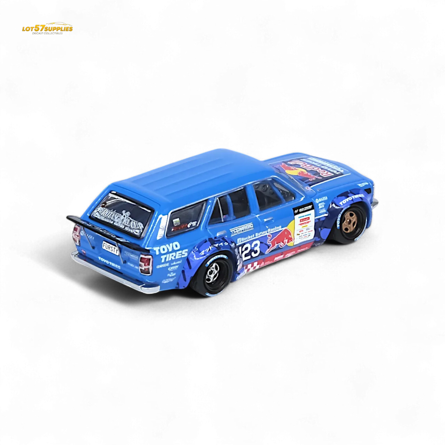 Inno64 MAD MIKE 1976 MAZDA RX3 Station Wagon D1GP Series 2024 1:64 - ToylandEU