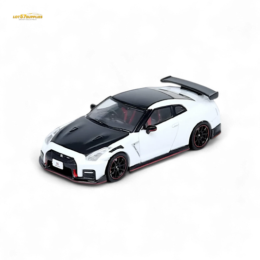 Nissan GTR R35 Nismo Diecast White Premium 1 64 Scale - ToylandEU™