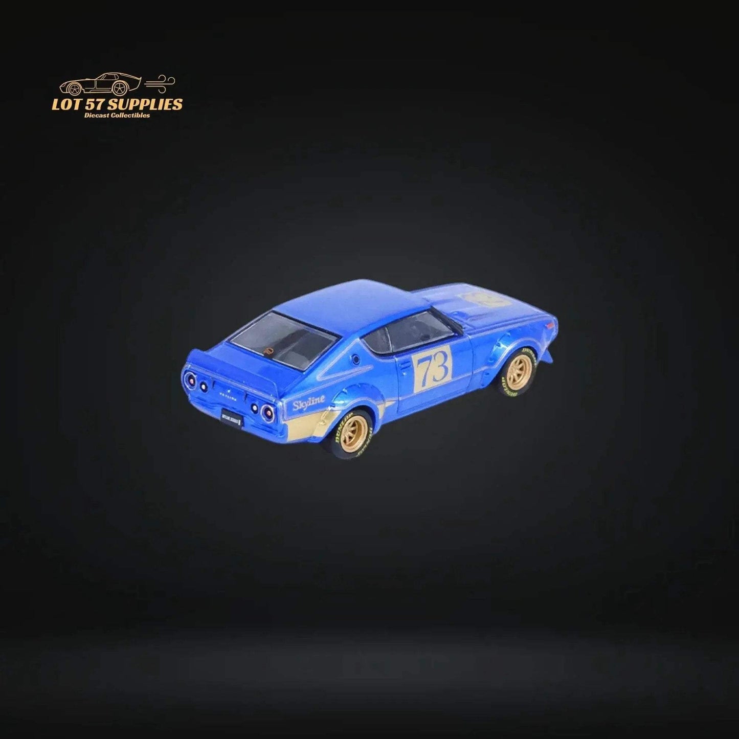 Inno64 Nissan Skyline 2000 GT-R (KPGC10) in Racing Concept Blue 1:64 IN64-KPGC110RC-BLU - ToylandEU