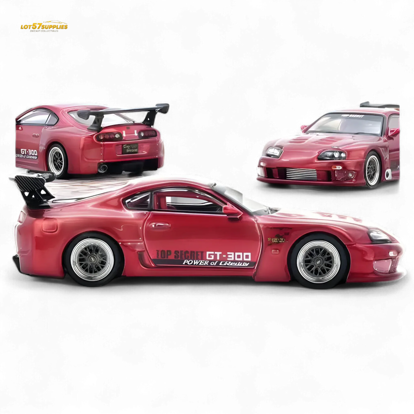 INNO64 Toyota Supra A80 Top Secret - Red 1:64 - ToylandEU