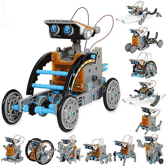 Innovative 12-in-1 Solar Robot Kit for Fun STEM Learning Adventures - ToylandEU
