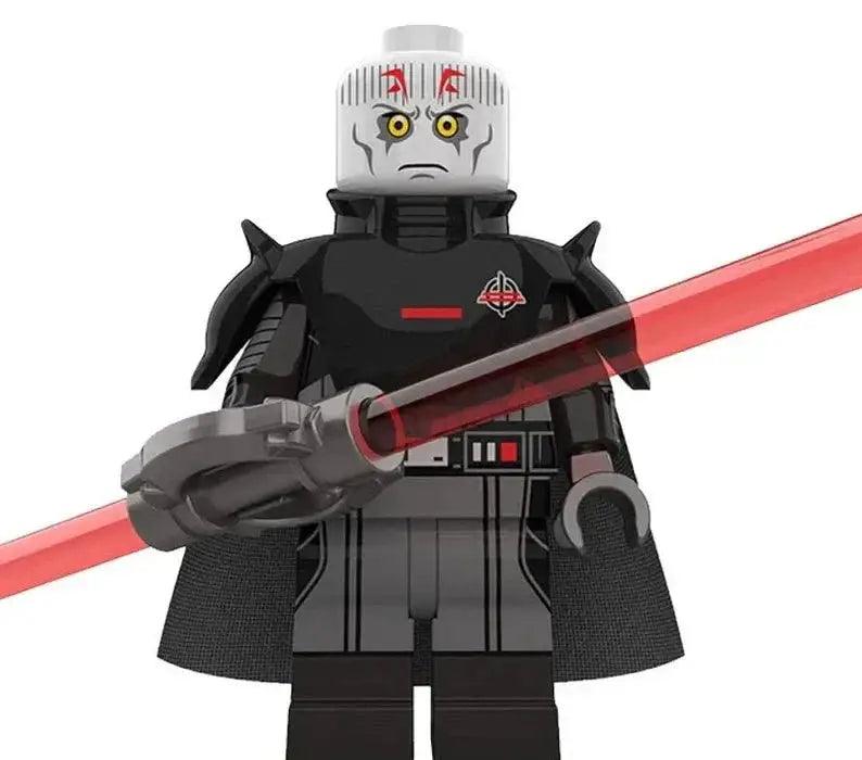 Inquisitor Star Wars Lego Minifigure Red Lightsaber - ToylandEU™