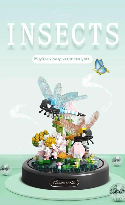 Insect Flower Bonsai Building Block Bee Butterfly Set Deco - ToylandEU™
