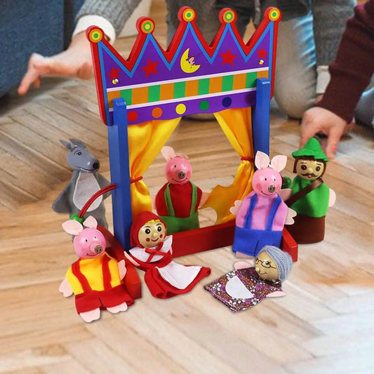 Interactive Animal Finger Puppet Theater Toy for Fun Storytelling - ToylandEU