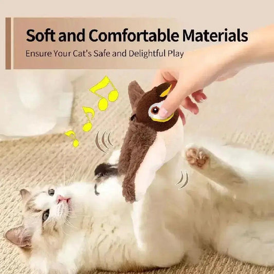 Interactive Dancing Bird Cat Toy With Catnip - ToylandEU™