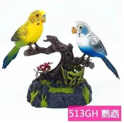 Interactive Electric Bird Toy with Sound Voice Control for Kids and Garden Decor - ToylandEU