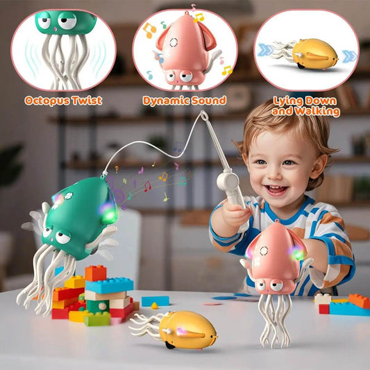 Interactive Octopus Toy Educational Dancing Lights For Kids - ToylandEU