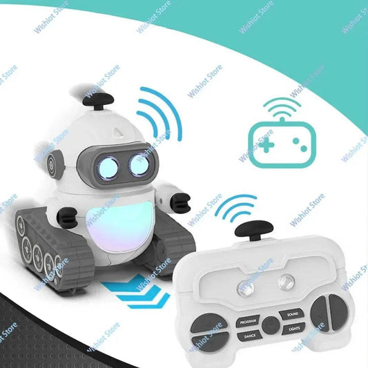 Interactive Remote Control Robot Toy with Colorful LED Lights for Kids Fun and Learning - ToylandEU