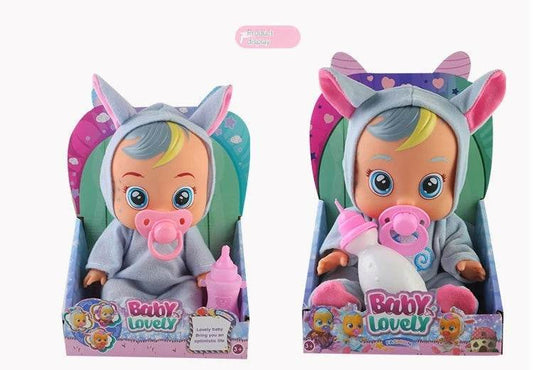 Interactive Vinyl Baby Doll with Sound and Motion for Unisex Children Playtime - ToylandEU