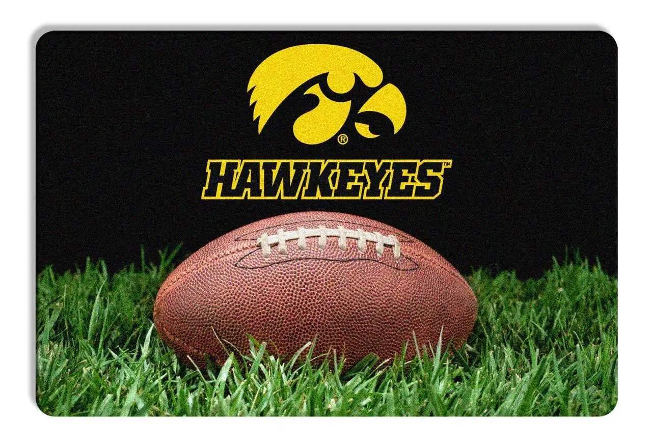 Iowa Hawkeyes Classic Football Pet Bowl Mat Large Gamewear - ToylandEU™