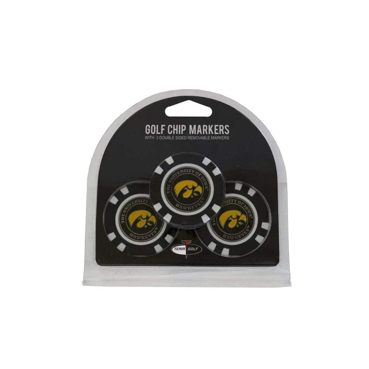 Iowa Hawkeyes Golf Chip With Markers 3 Pack Team Golf - ToylandEU
