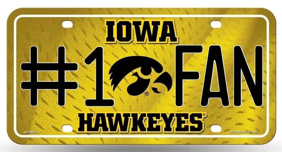 Iowa Hawkeyes License Plate #1 Fan - ToylandEU™