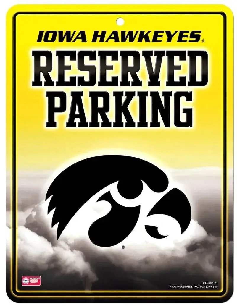Iowa Hawkeyes Sign Metal Parking - ToylandEU™
