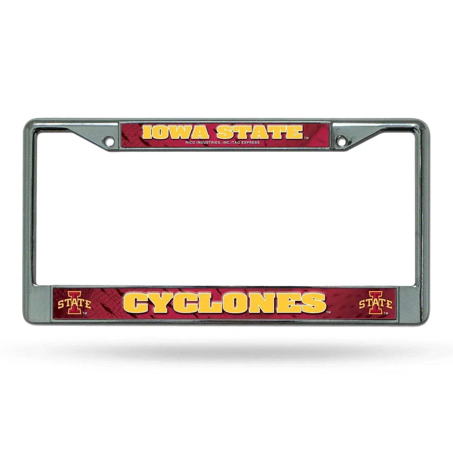 Iowa State Cyclones License Plate Frame Chrome Insert - ToylandEU™