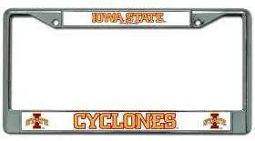 Iowa State Cyclones License Plate Frame Chrome - ToylandEU