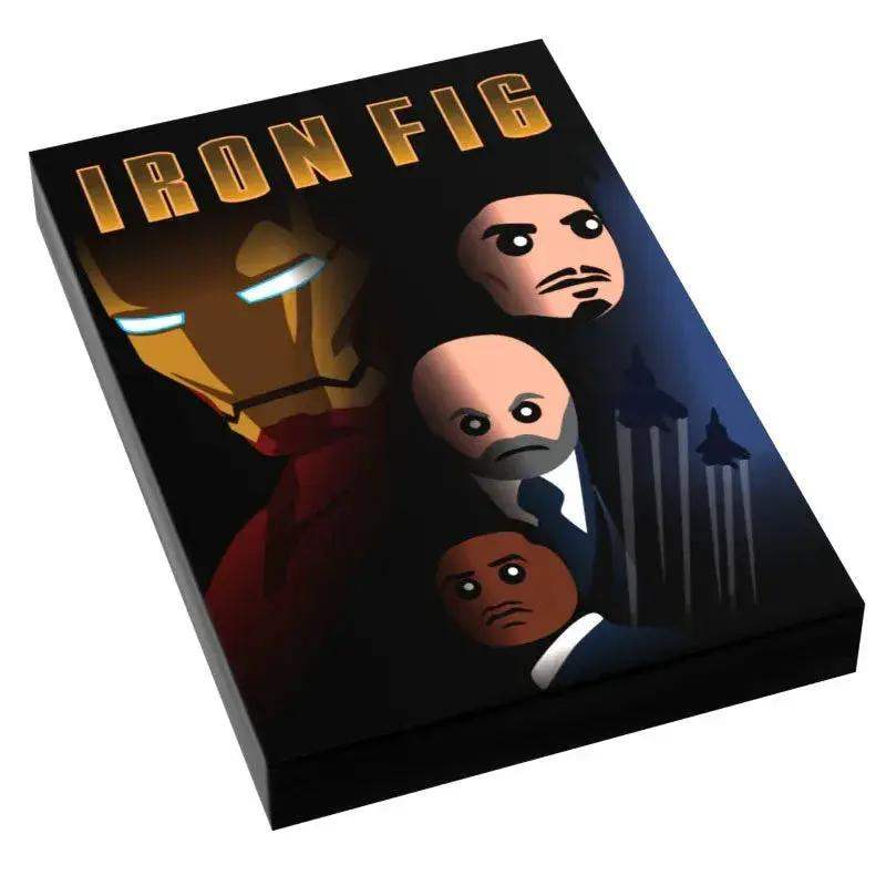 Iron Fig Movie Cover (2x3 Tile) - B3 Customs - ToylandEU