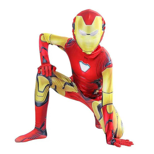 Iron Man Cosplay Costume With Cape For Kids And Adults - ToylandEU