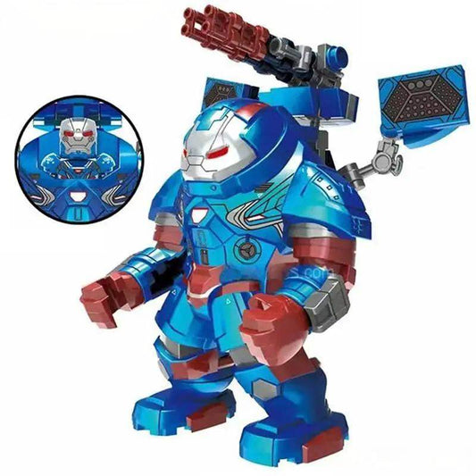 Iron Patriot Hulkbuster Lego Mini Figure Display Ready - ToylandEU™