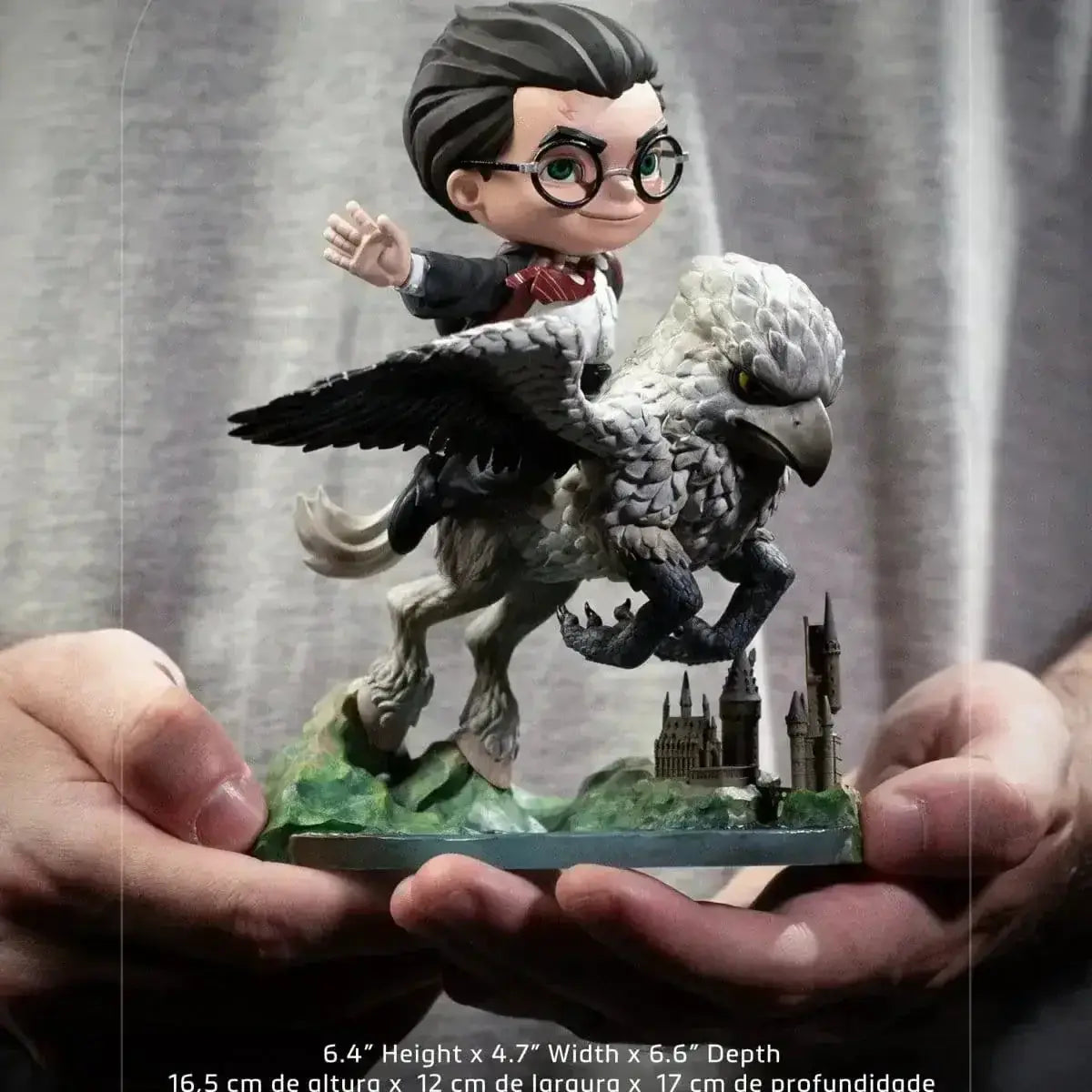 Harry Potter Buckbeak MiniCo Vinyl Figure Illusion Flying Over Hogwarts - ToylandEU