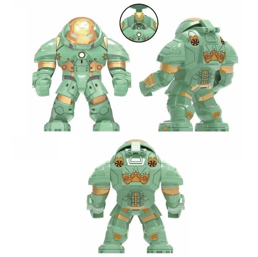 Iron Man Hulkbuster Figure Collectible Made From ABS Plastic Red And Gold Color Scheme Movie Inspired Detail - ToylandEU