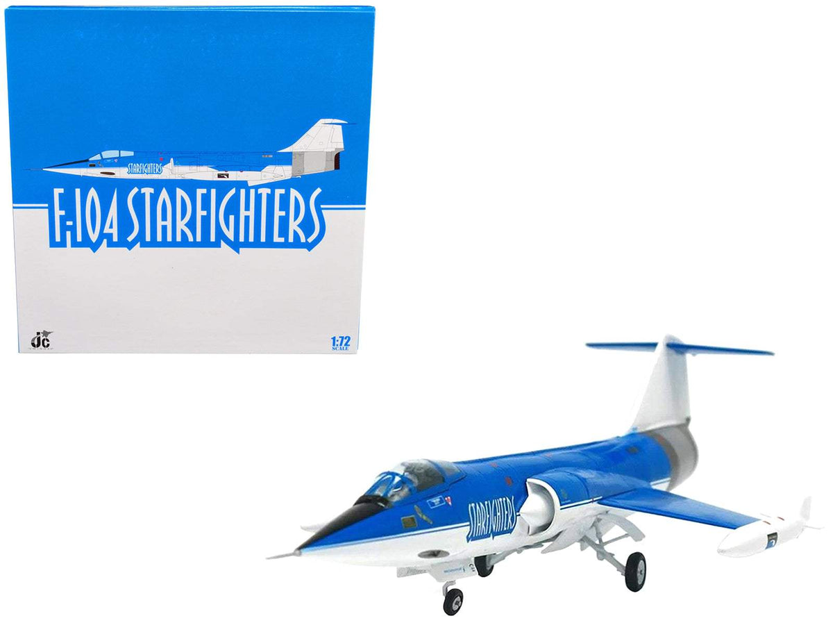 Lockheed F-104S Starfighter Aircraft | 1/72 Diecast Aircraft Model | JC Wings | Starfighters Aerospace Aerobatics Team Series