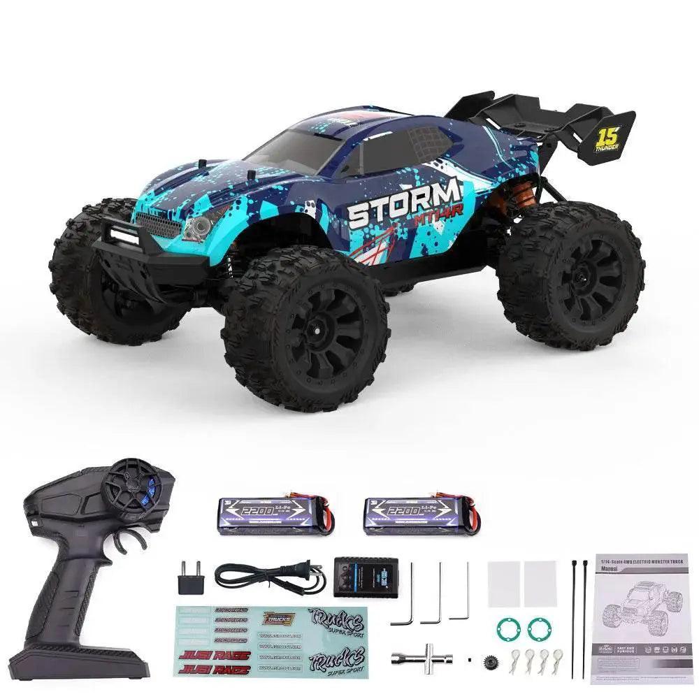 JIUSI MT14R 1/14 RC Racing Car 80km/h Brushless 4WD - ToylandEU™
