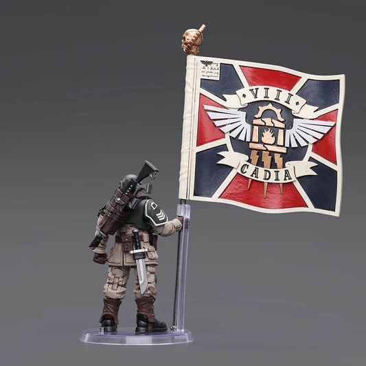 JOYTOY Warhammer 40K Astra Militarum Cadian Command Squad Veteran Action Figure 1:18 Model - ToylandEU