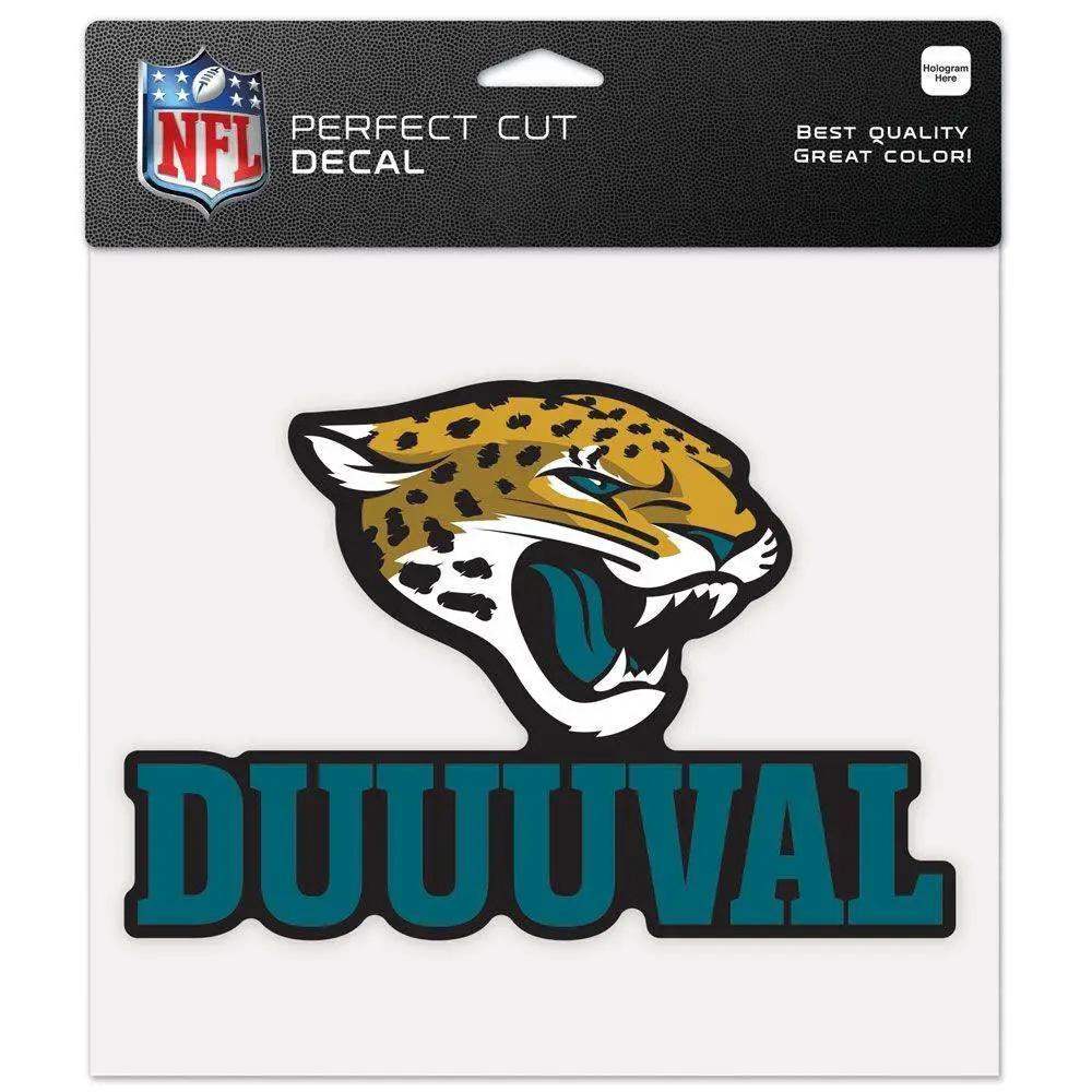 Jacksonville Jaguars 8x8 Decal Perfect Cut Color Slogan - ToylandEU™