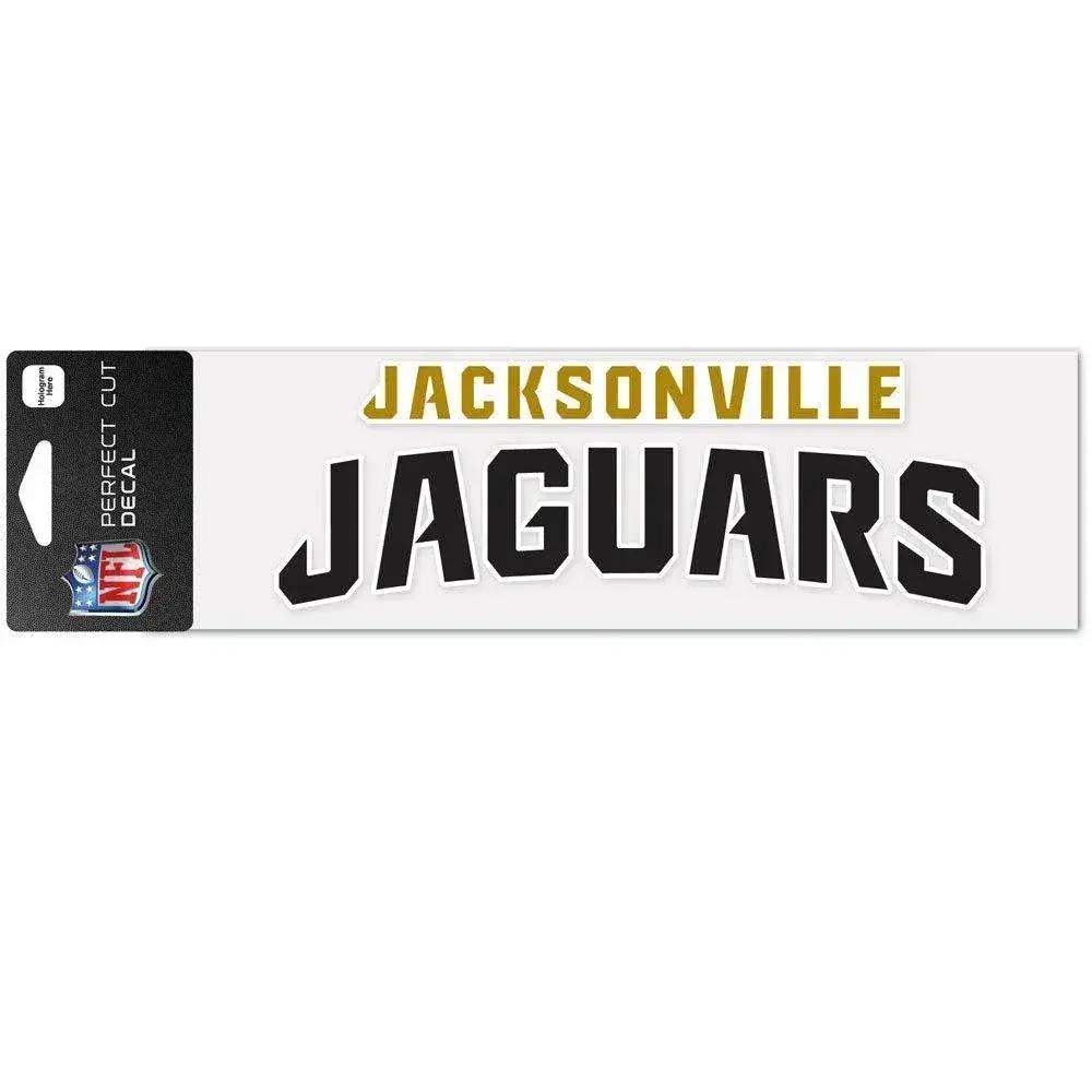 Jacksonville Jaguars Decal 3x10 Perfect Cut Wordmark Color - ToylandEU™
