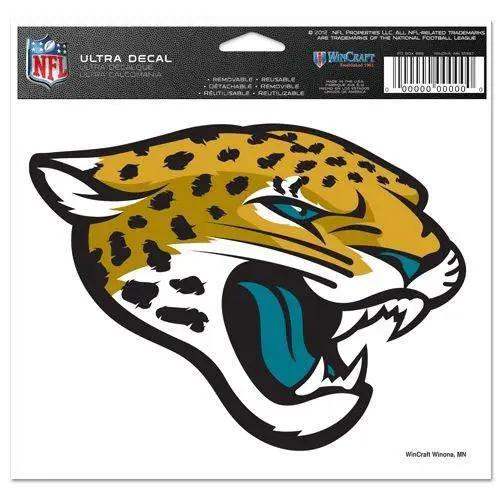 Jacksonville Jaguars Decal 5x6 Ultra Color - ToylandEU