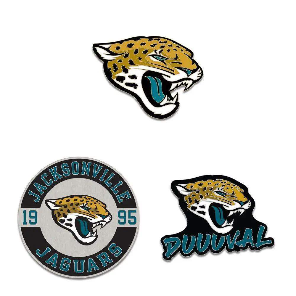 Jacksonville Jaguars Enamel Pin Set Three Piece Collection - ToylandEU™