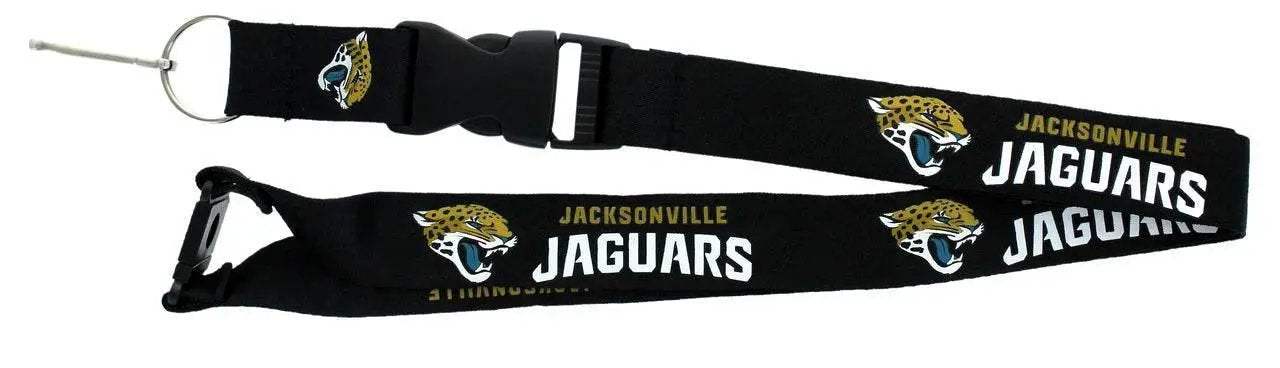 Jacksonville Jaguars Lanyard Black Aminco Breakaway - ToylandEU