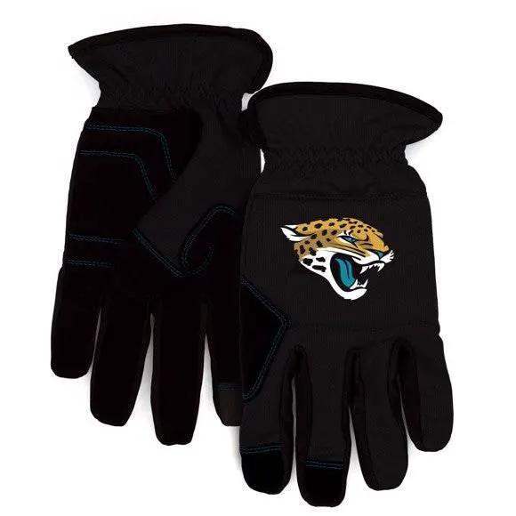 Jacksonville Jaguars Work Gloves Padded Durable Grip - ToylandEU™
