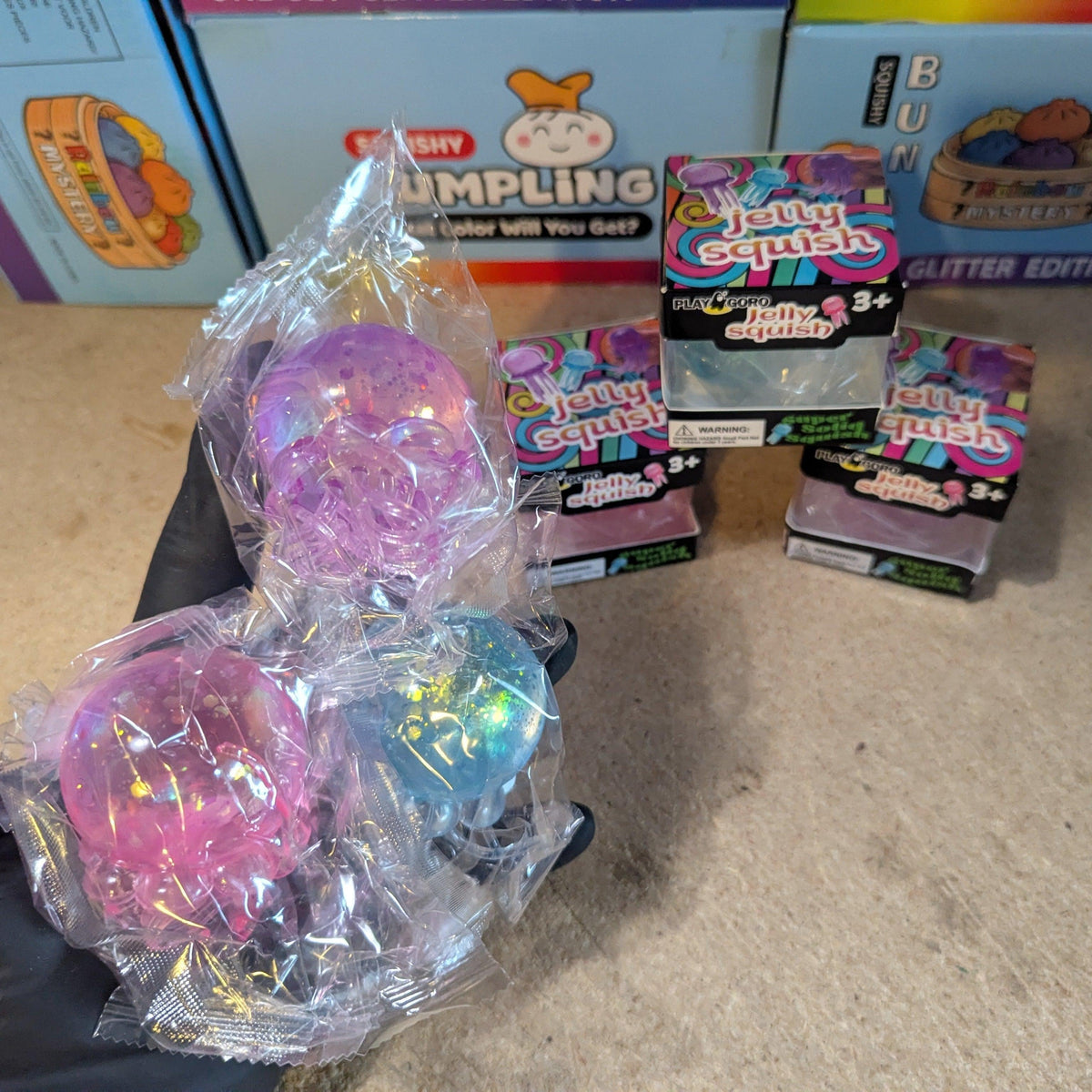 Jellyfish Squishies Trio Slow Rising | Toylandeu™