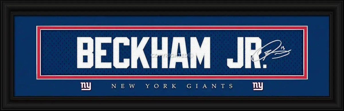 New York Giants Print 8x24 Signature Style Odell Beckham Jr - ToylandEU™
