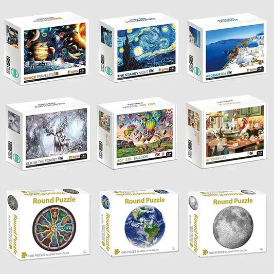 Jigsaw Puzzle 1000 Piece World Famous Painting Mindful - ToylandEU™