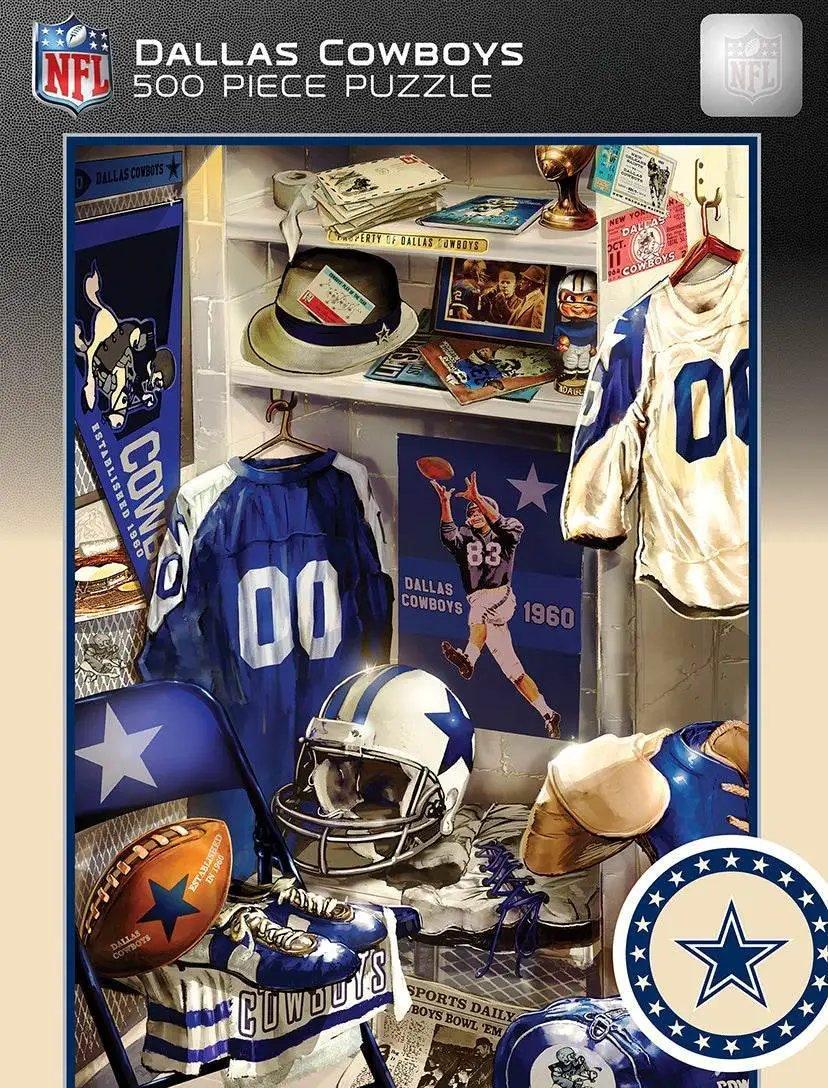 Dallas Cowboys 500 Piece Locker Room Puzzle Memorabilia - ToylandEU™