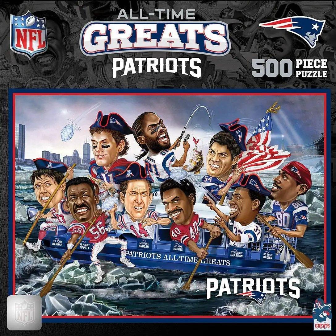 New England Patriots Puzzle 500 Piece All Time Greats - ToylandEU™