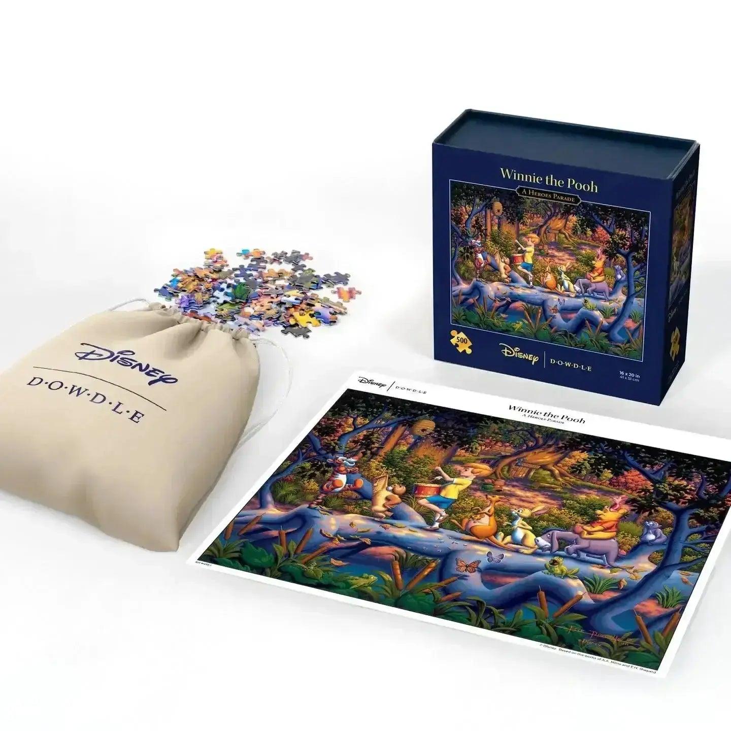Winnie the Pooh A Heroes Parade 500 Piece Jigsaw Puzzle Disney x Dowdle - ToylandEU™