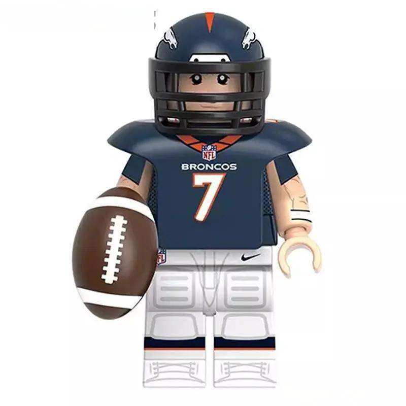 John Elway NFL Football Legends Lego Minifigures Custom sports Toys - Minifigure Toys