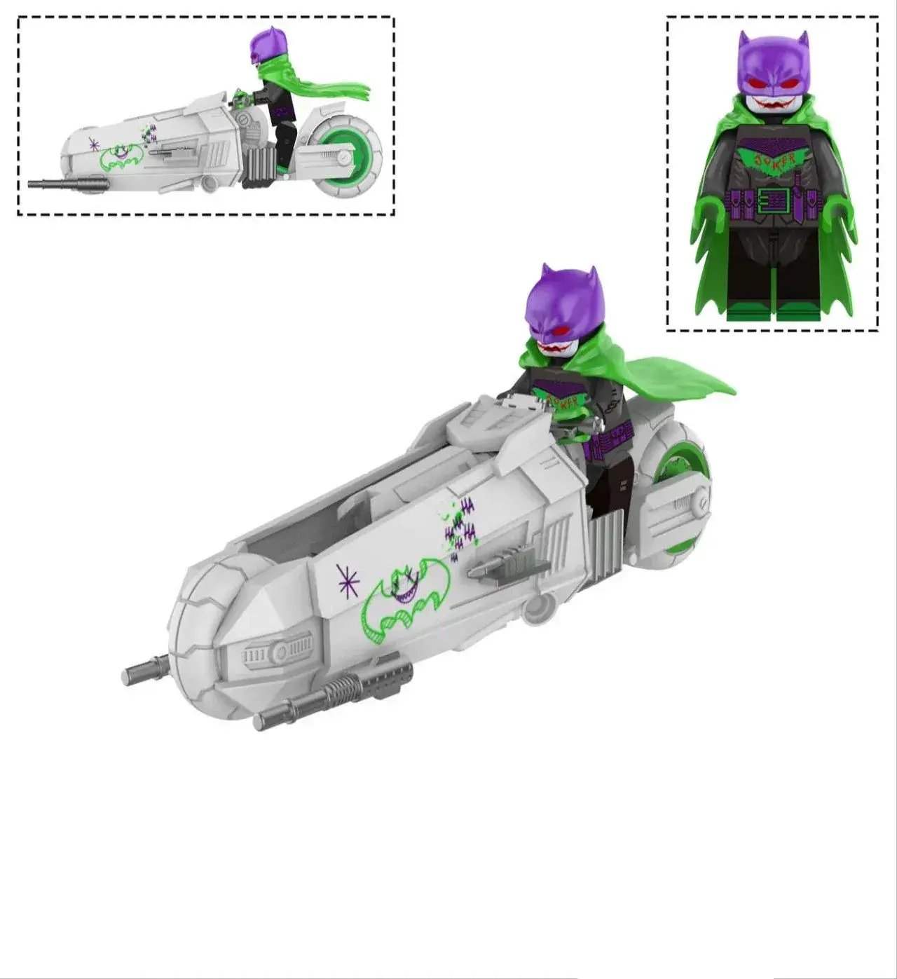 Joker Knight Custom Minifig - ToylandEU