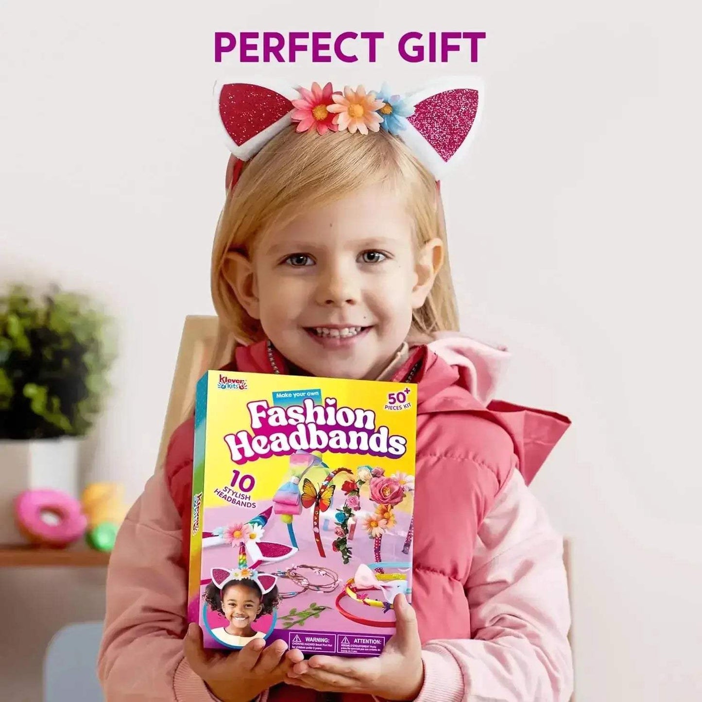 Joyfy 2-In-1 Headband Making Kit For Girls DIY Hair Accessories - ToylandEU